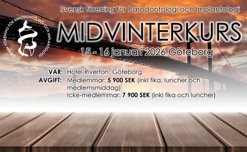 Midvinterkurs – Svensk förening för parodontologi och implantat.